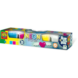 SES PlastelinNeon (4x90g)