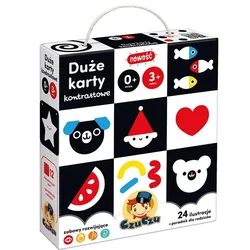 shumee Isot kontrastikortit lapsille 0+ ja 3m+, CzuCzu