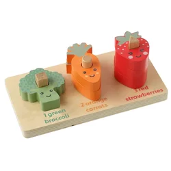 ORANGE TREE TOYS Drvena sklapalica - Povrće