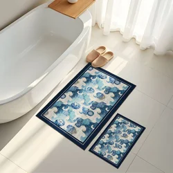 Lessentiel Maison Set prostirki za kupatilo Asr17, 2 dela, Plava