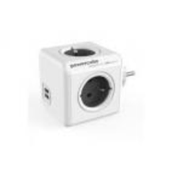 Allocacoc PowerCube Original USB 4xSchuco+2USB-5V/2.1A, siva, 1202GY/DEOUPC