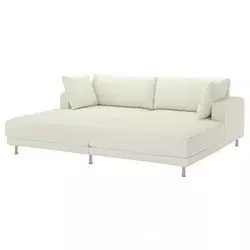 UPPAKRA Modularna sofa trosed, s lenjivcima/Axvall prljavobela