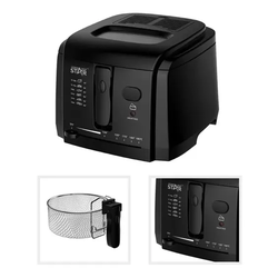 WinningStar DA01178 Električna Friteza – 3L – 1600W – Crna – S Podesivim Termostatom