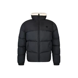 SikSilk Zimska jakna črna/volneno bela