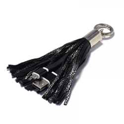 USB kabel sa priveskom Micro USB crni.
