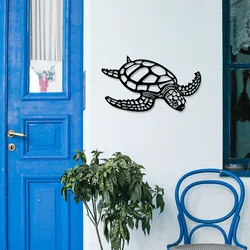 Atelier Del Sofa Zidna dekoracija Caretta Caretta, 53x30 cm, 1.2mm, Crna
