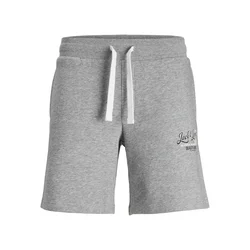 JACK & JONES Hlače JPSTAndy siva/črna/bela