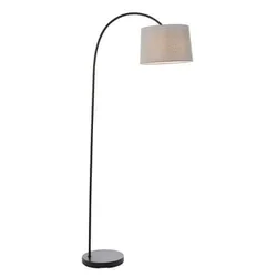 Endon 78163 - Podna lampa CARLSON 1xE27/60W/230V siva/crna