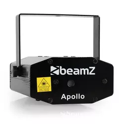 BEAMZ laserski sistem Apollo DJ Disko Mini, zelen-rdeč