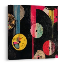 Slika fantazija vinilnih plošč - 20x20