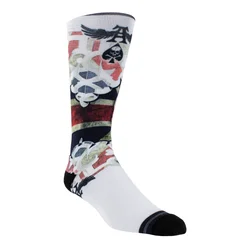 Nogavice PERRI´S SOCKS - ALCHEMY - DYE SUBLIMATION CREW - BELA - ALA302-100