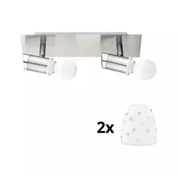 Eglo - LED spot svetlo MY CHOICE 2xE14/4W/230V hrom/bela