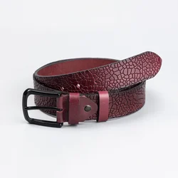 Duomos Muški kaiš, Kožni, 125 cm, Bordo