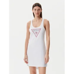 Guess Poletna obleka E5GP01 I3Z14 Bela Regular Fit