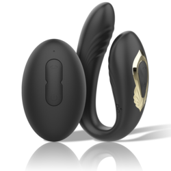 VIBRATOR ZA PARE Ibiza Rotating Dual Black