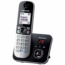 Panasonic KX-TG6821P kosi dect telefon, telefonski odzivnik, srebrna barva