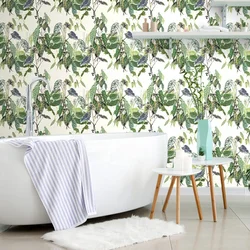 Plakat bogati tropski listi - 49x1000