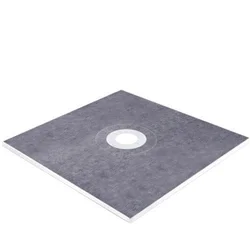 VEVOR Komplet za rob prhe 48x48 cm siva