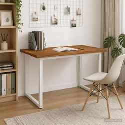 vidaXL Jedilna miza z naravno robom 120 x 70 x 75 cm