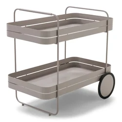 Kovinski servirni voziček na kolesih 74x42 cm Gin & Trolley – Spinder Design