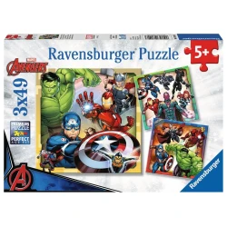 Ravensburger sestavljanka Disney Marvel Avengers, 3x49 delov