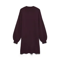 Vero Moda Maternity Pletena obleka VMMNANCY vinsko rdeča