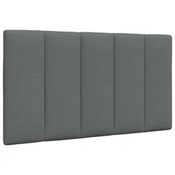 Vidaxl Blazina za vzglavje Hanko temno siva 80 cm blago