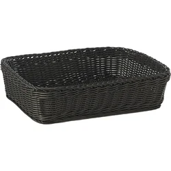 APS Profi Line Košara pravokotna, črna, 100 mm, dolžina: 400 mm