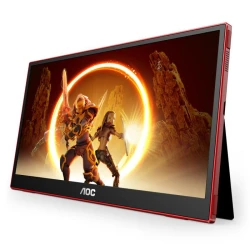 Aoc 16g3 15,6/ips/1920x1080/144hz/4ms gtg/hdmi,usb type c/zvucnici/prenosni/crnocrvena monitor ( 16g3 )