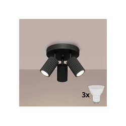 Brilagi - LED spot svetiljka CRESTO 3xGU10/10W/230V crna
