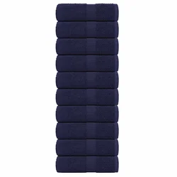 Ručnici za pranje FROGN 10 kom tamnoplave boje 30x30 cm 360 g/m2