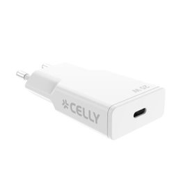 Celly kućni punjač sa GaN tehnologijom od 25W ( SLIMTC1C25WWH )