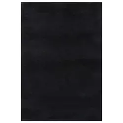 Perivi mekani pahuljasti tepih 160 x 230 cm protuklizni crni