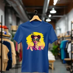 Camiseta Majica sa štampanim printom Cam 917, Ženska, Borovnica