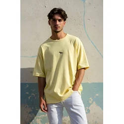 Trendyol Muška majica TMNSS23TS00243, Žuta