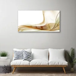 tulup.si Slika na steklu Abstrakcija graphics 125x50 cm 2 obešalnika