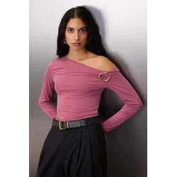 Trendyol Milla ženska bluza Twoaw26Bz00075, Dried Rose-Pink