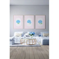 Uokvirena slika Wallity Artsmdf3Lu1, 33x48 cm, 3 dijela
