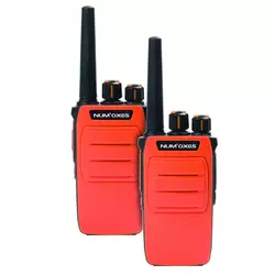 NUM´AXES Walkie Talkie vysielačka, model TLK1054, červená