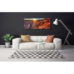 tulup.si Slika na platnu Sun desert landscape 120x60 cm