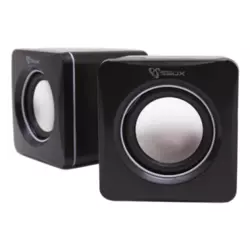 S BOX S-BOX 2.0 zvučnici SP-02 (Crni) 2.0, 6W, 200Hz-20KHz, Plastika