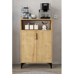 Hanah Home Multifunkcionalna komoda, Krem