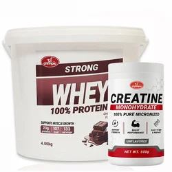 Olympic Strong 100% Whey Protein Čokolada 4kg + Olympic Creatine Monohydrate 500g