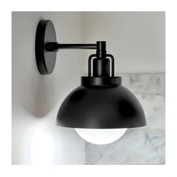 Kichler KL-NIVA-1W-1P-BK - Zidna lampa NIVA 1xE27/40W/230V crna