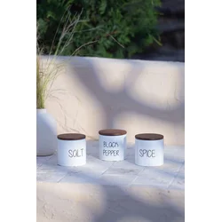 Hermia Set teglica za začine, 3 komada, Beli