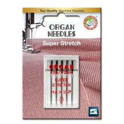 ORGAN Igle za šivaće mašine Super stretch, veličina 75, 5 komada