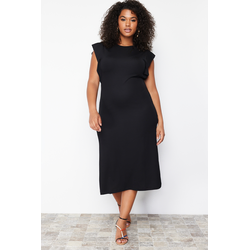 Trendyol Curve Black Midi Knitted Dress