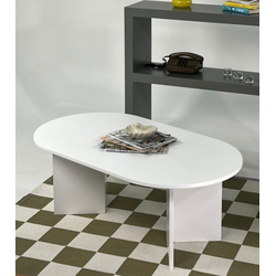 Hanah Home Klub sto Leo Large, 110x42x60 cm, Prljavo beli