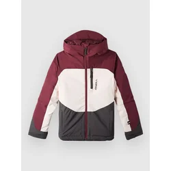 ONeill Carbonite Kids Jacket windsor wine colour block