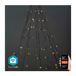 Nedis WIFILXT01W200 - LED božićna zavesa 200xLED/8 funkcija 10x2m IP65 Wi-Fi Tuya